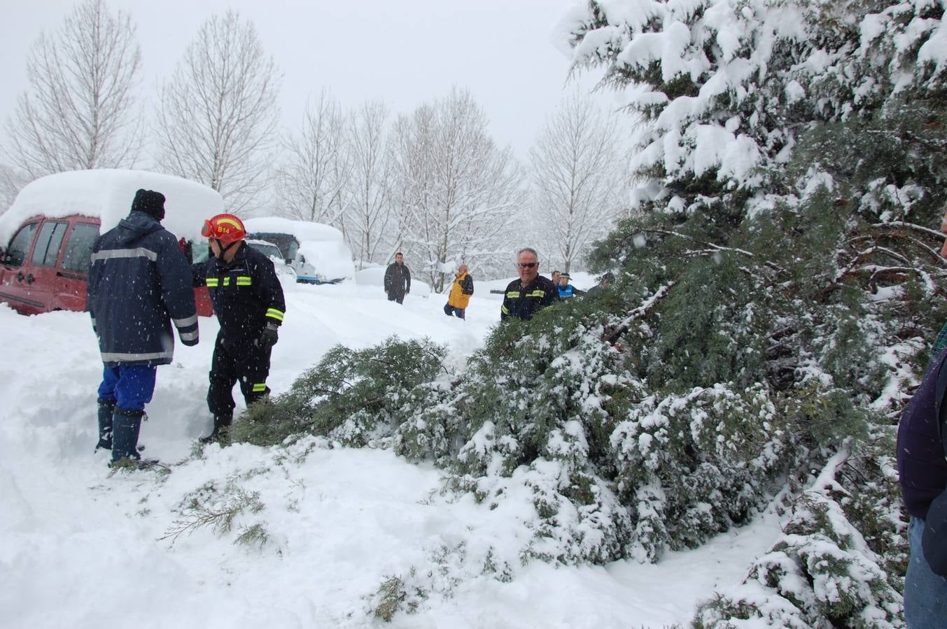 Nevada en Guardo (Palencia)