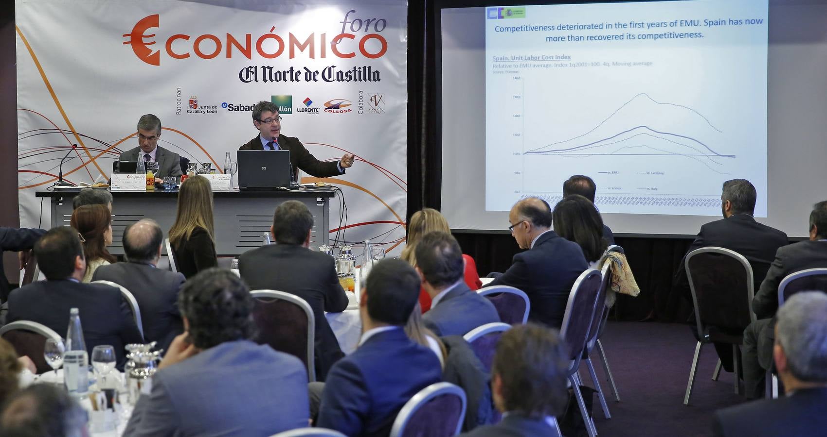 Álvaro Nadal en el Foro Económico de El Norte de Castilla