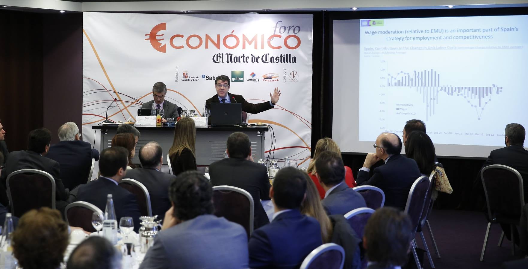 Álvaro Nadal en el Foro Económico de El Norte de Castilla