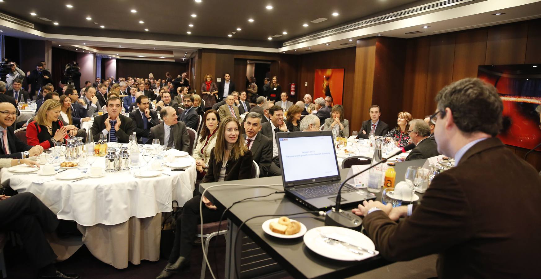 Álvaro Nadal en el Foro Económico de El Norte de Castilla