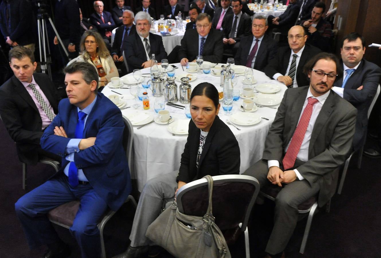 Marta Mateo (El Norte); Alfredo Hontañón y Raúl Hernández (Banco Sabadell); Alín Lucio Villegas (ICEX); José Luis Álvarez, Julio del Río e Ignacio Lamas (Acor);José Peláez (Corporación Llorente); Deo Bustillo (Banco Sabadell);y Miguel Nieto (Avanza Soluciones Aplicadas).