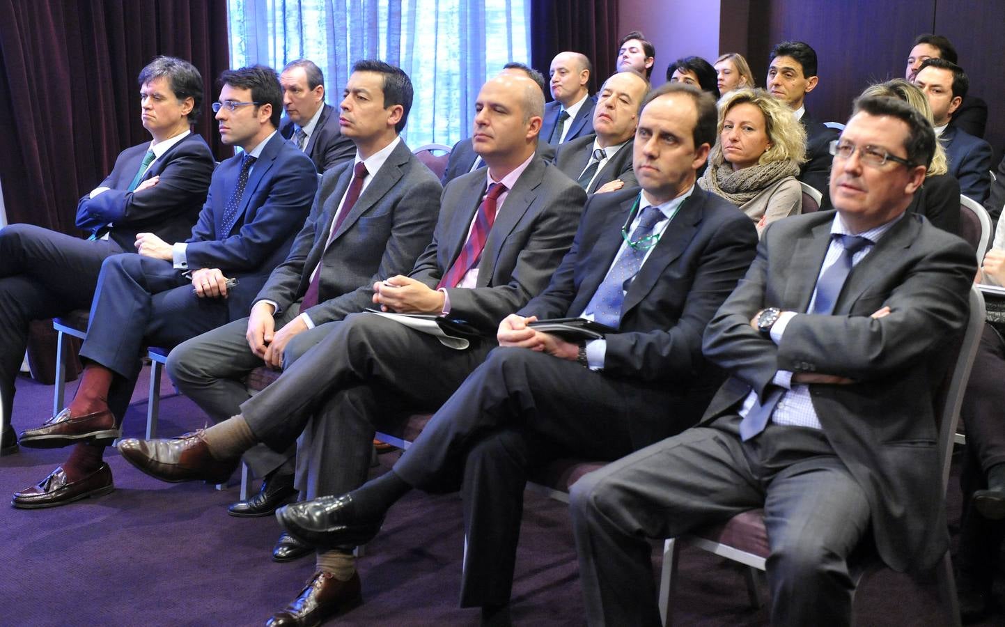 Alberto Quintanilla (Epunto); Ramón Báñez (Abante Asesores); Eduardo Gordaliza (RTVCyL); Jorge Llorente (Delegación del Gobierno); Enrique Martínez (Gestoría Martínez Llanos); y Rafael Santiago (Algom Inmobiliaria).