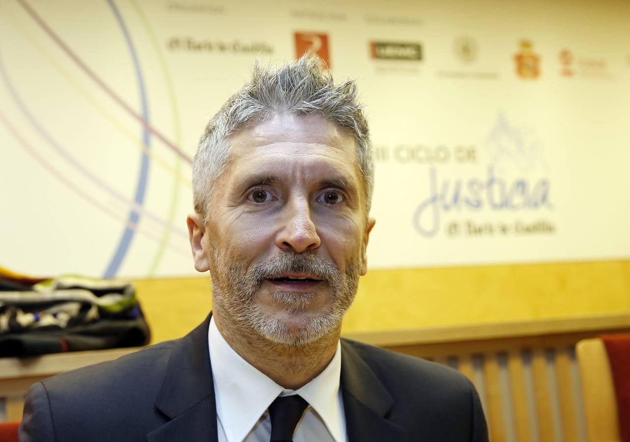 El magistrado Fernando Grande-Marlaska, en el Ciclo de Justicia de El Norte de Castilla