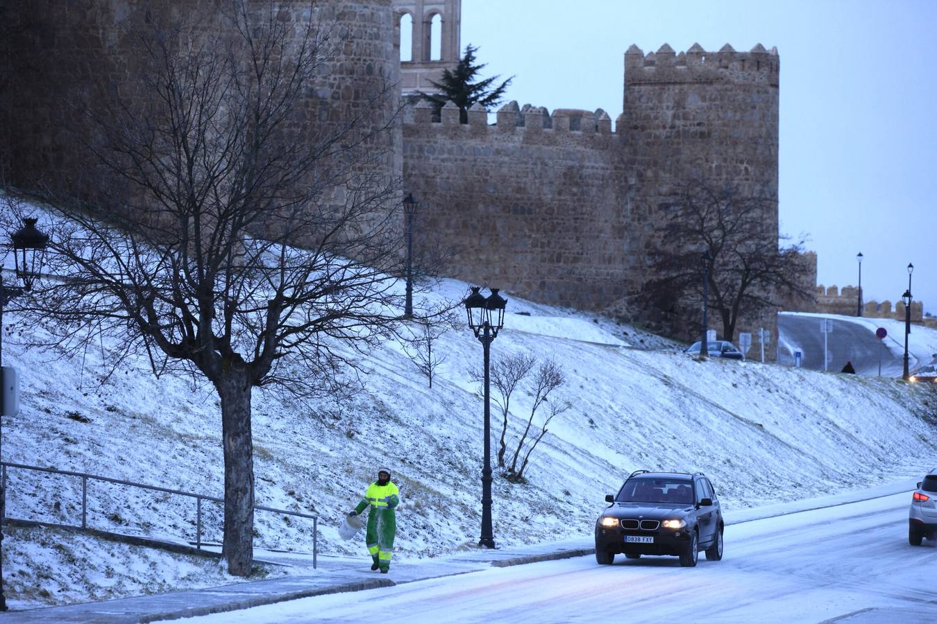 La ola de frío llega a Ávila.