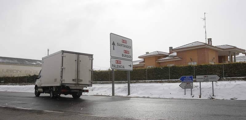 El temporal de nieve en el norte de Palencia