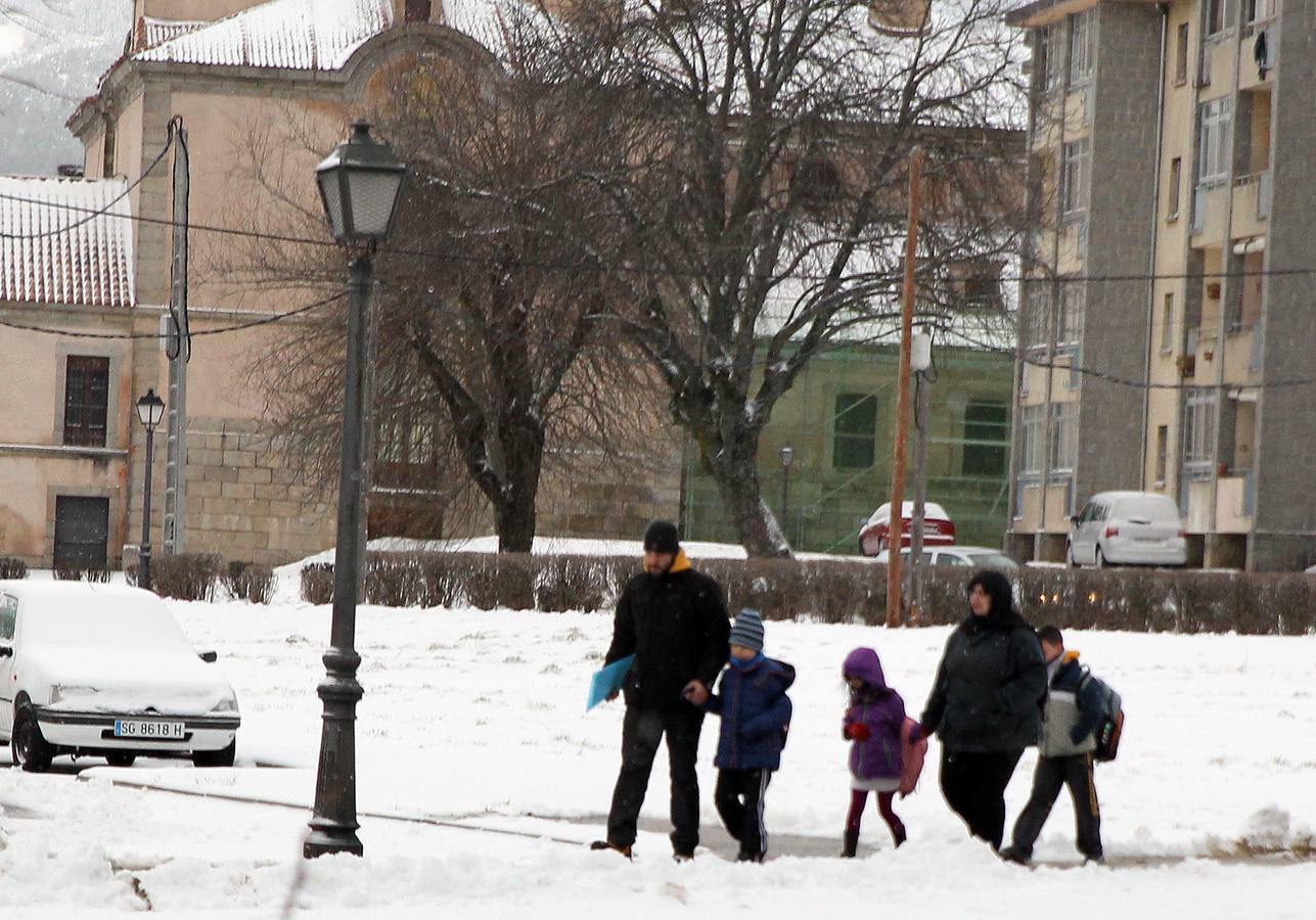 Nueva jornada de nieve en Segovia