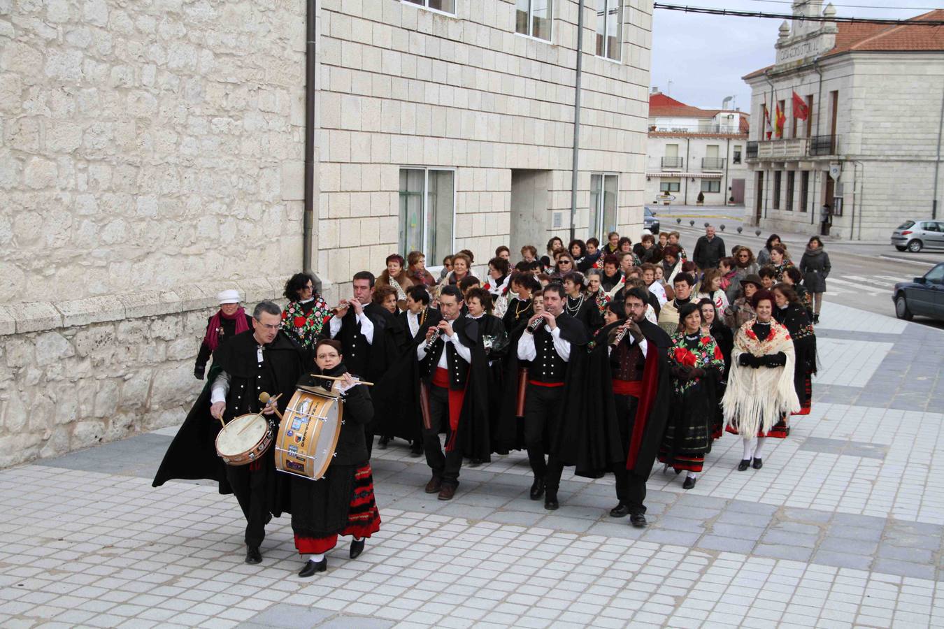 Celebración de las águedas en Campaspero (Valladolid)