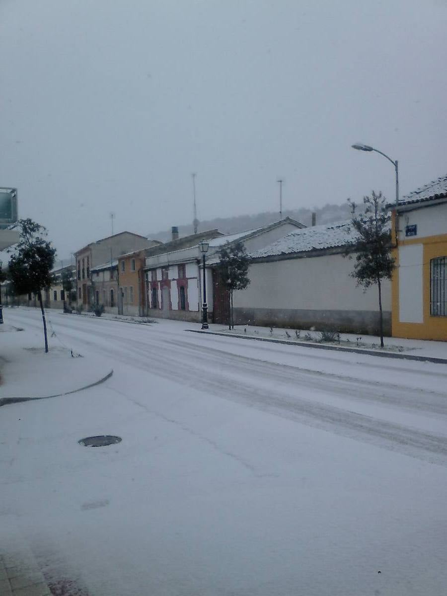 Nieve en Megeces.