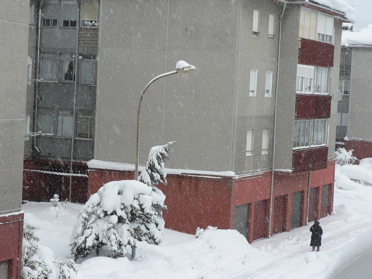 Guardo y Velilla del Río Carrión (Palencia) siguen cubiertos por la nieve