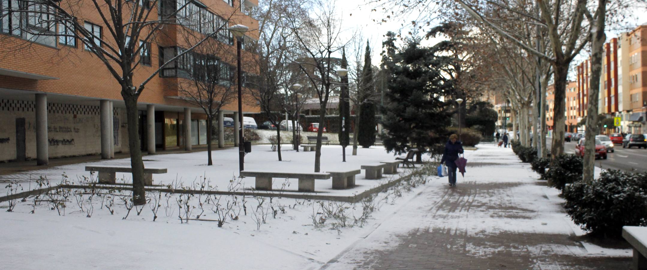 Nueva jornada de nieve en Valladolid