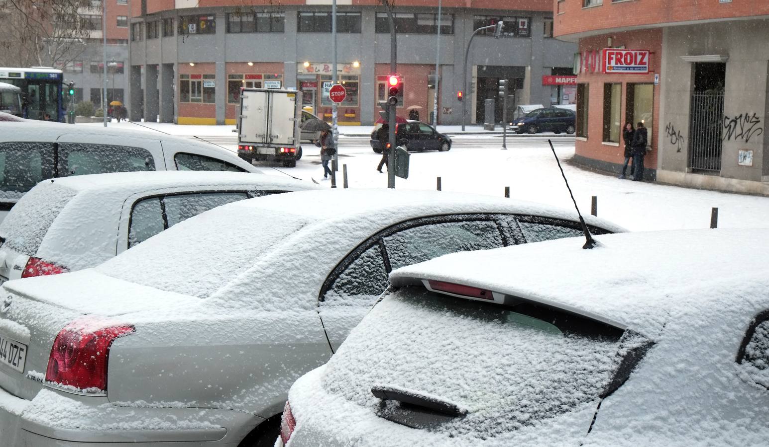 Nueva jornada de nieve en Valladolid