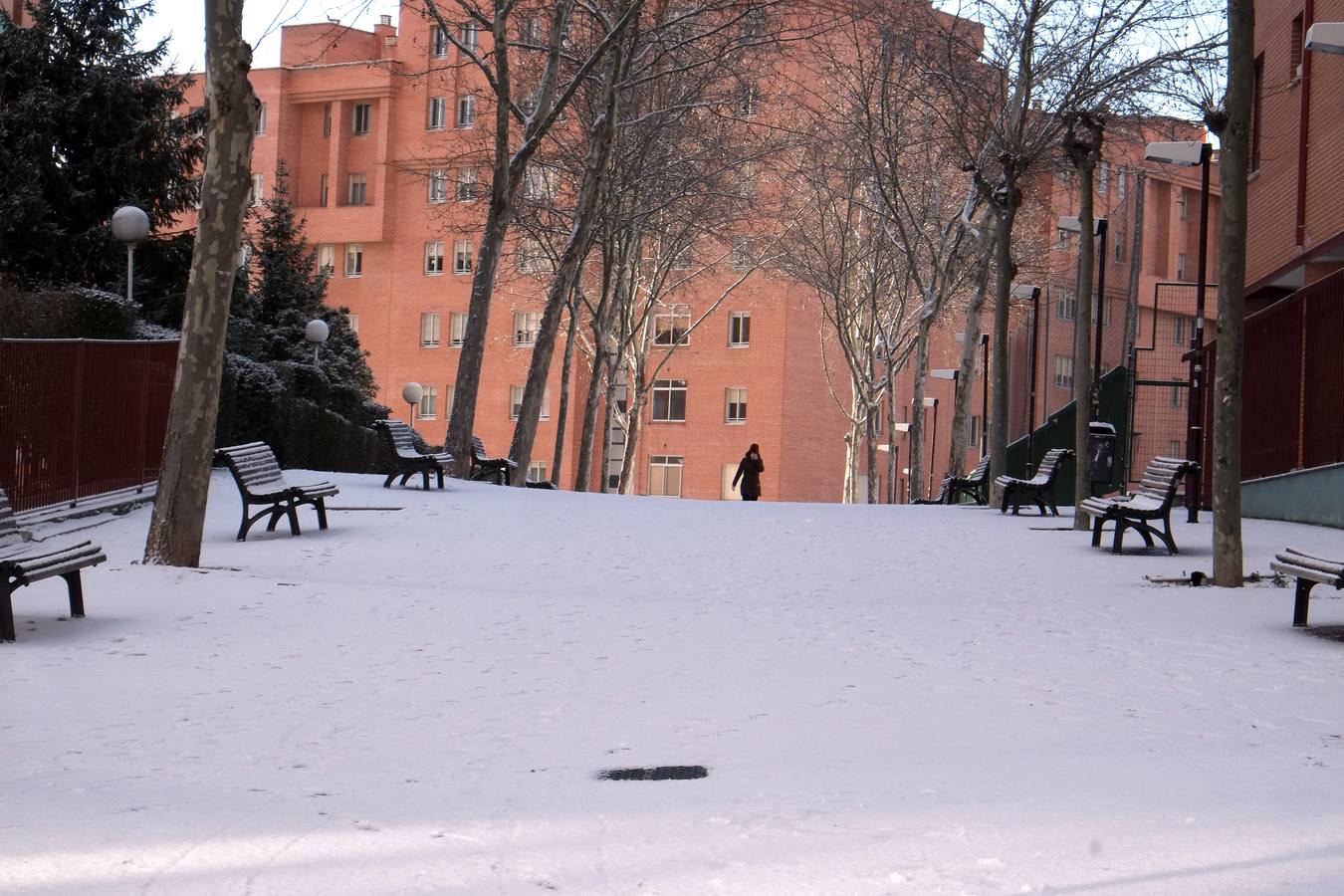 Nueva jornada de nieve en Valladolid