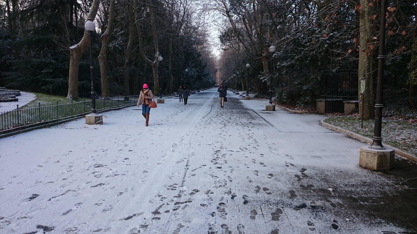 Nieve en Valladolid capital