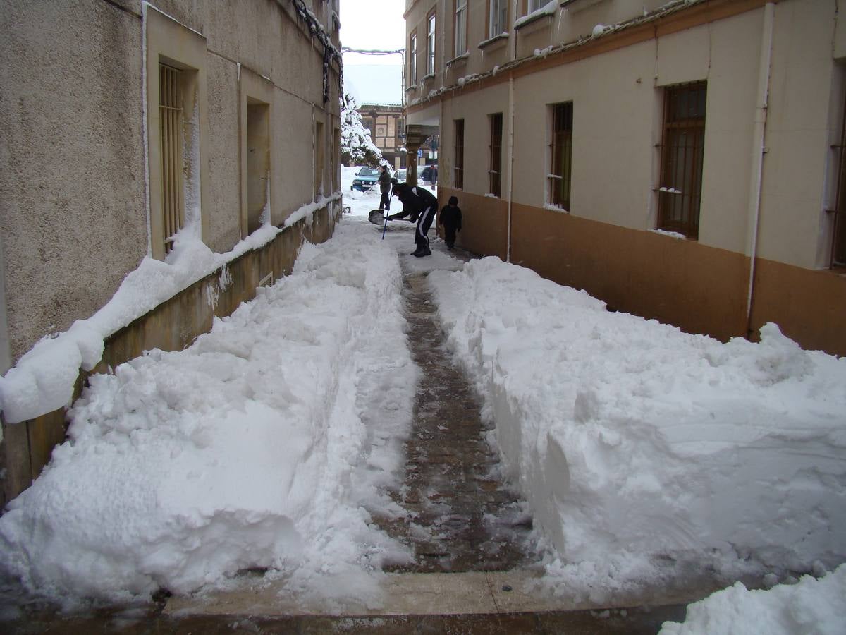 Nieve en Aguilar de Campoo