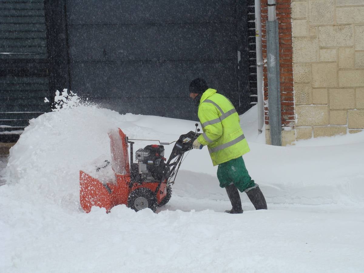 Nieve en Aguilar de Campoo