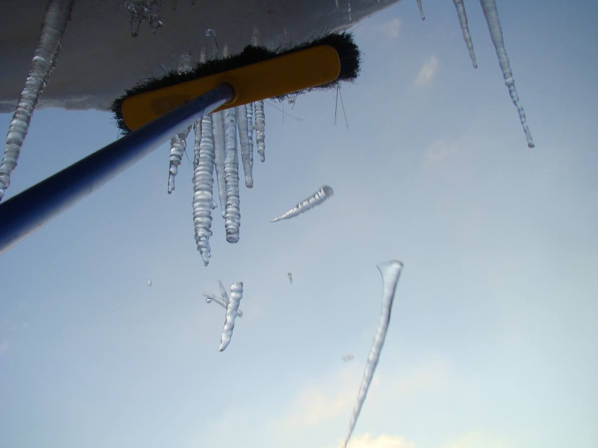 Jornada de nieve en Aguilar de Campoo (Palencia)