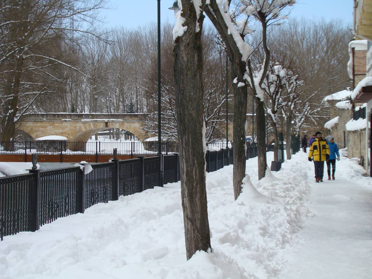 Jornada de nieve en Aguilar de Campoo (Palencia)
