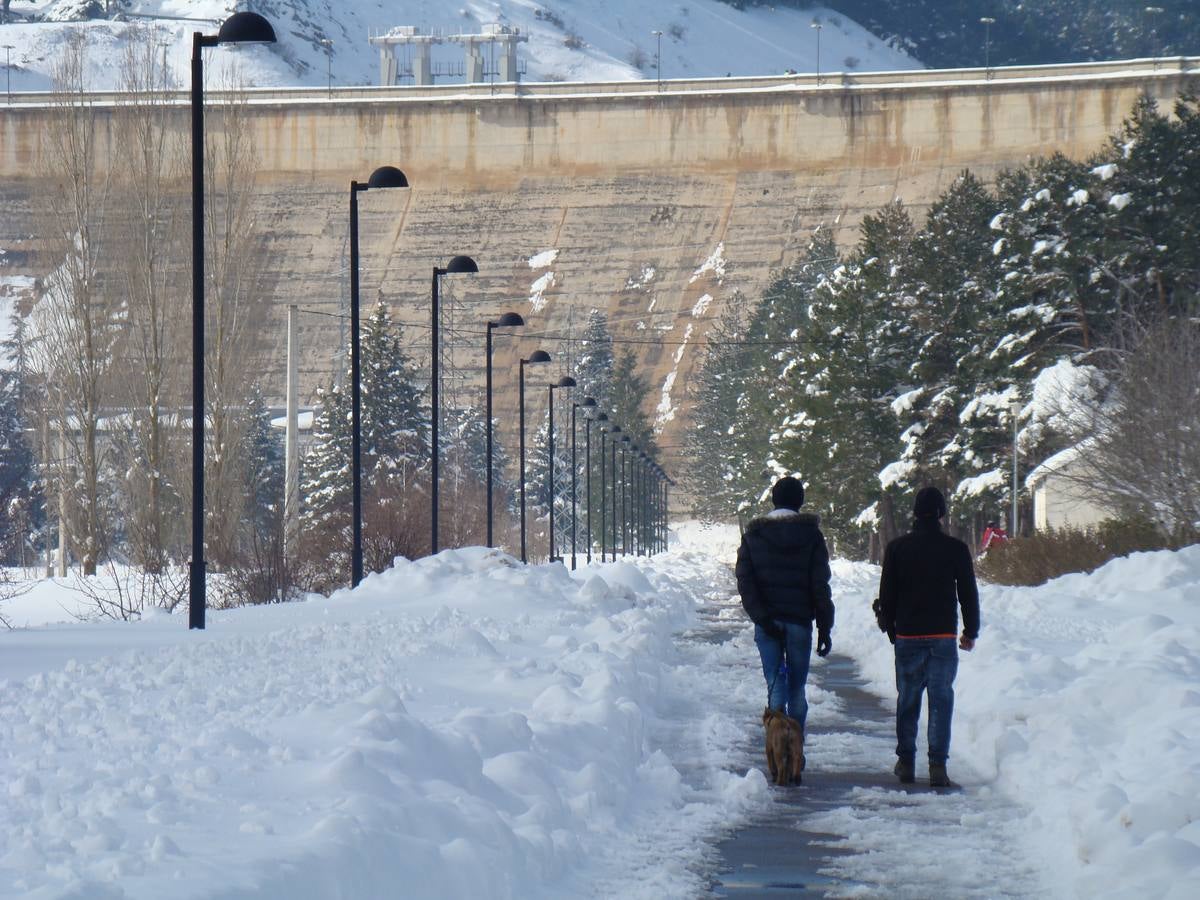 Jornada de nieve en Aguilar de Campoo (Palencia)