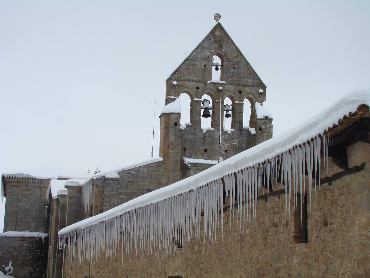 Jornada de nieve en Aguilar de Campoo (Palencia)