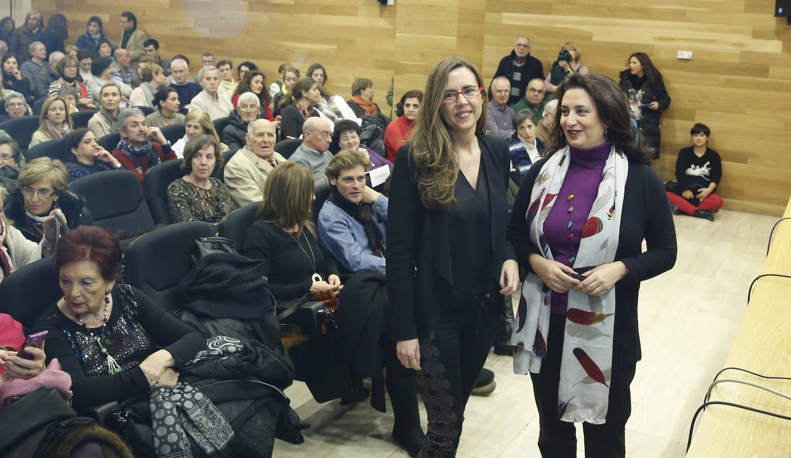 Laura Rojas-Marcos, en el Aula de Cultura de El Norte de Castilla