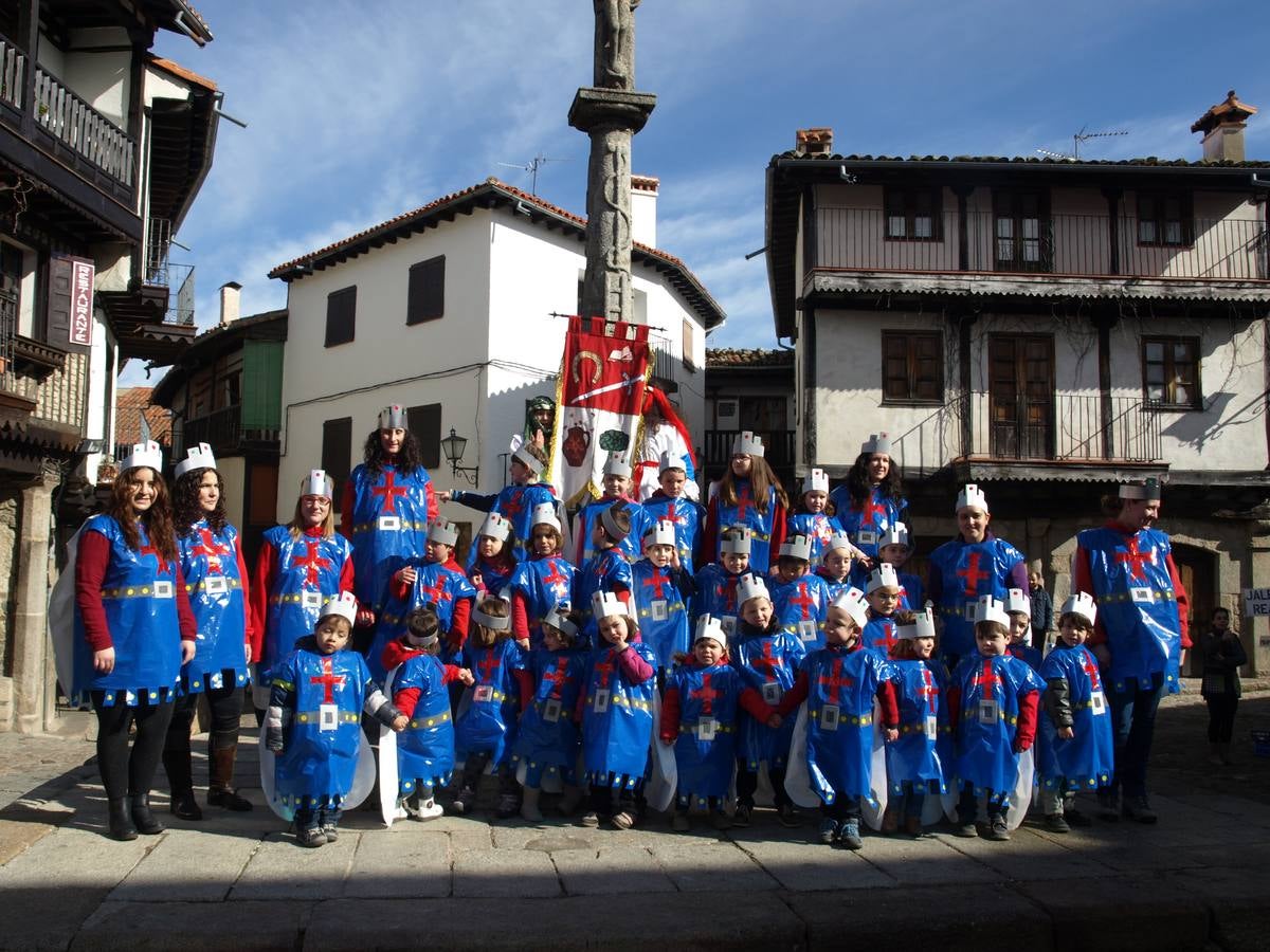 Los alumnos del colegio de La Alberca se inspiraron en el Medievo.