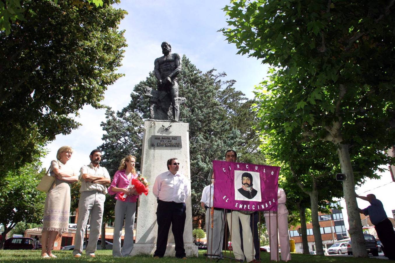 21.08.04 Acto de homenaje a Juan Martín El Empecinado en Roa (Burgos) localidad donde fue asesinado durante la Guerra de la Independencia..