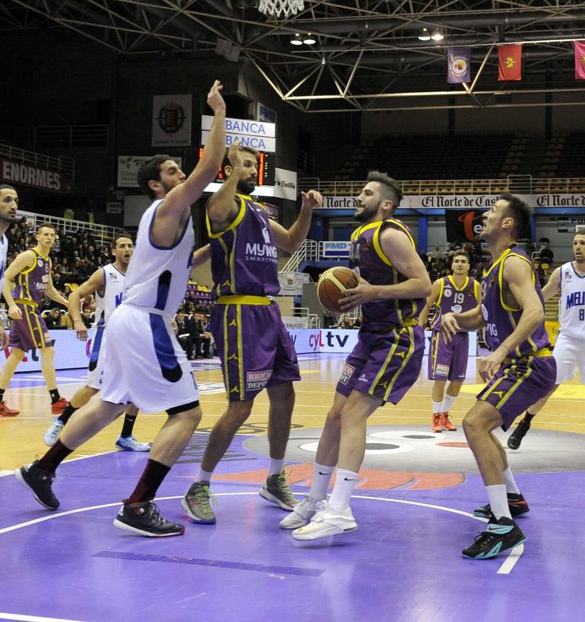 Partido de baloncesto entre el MyWigo Valladolid y el Melilla (72-63)
