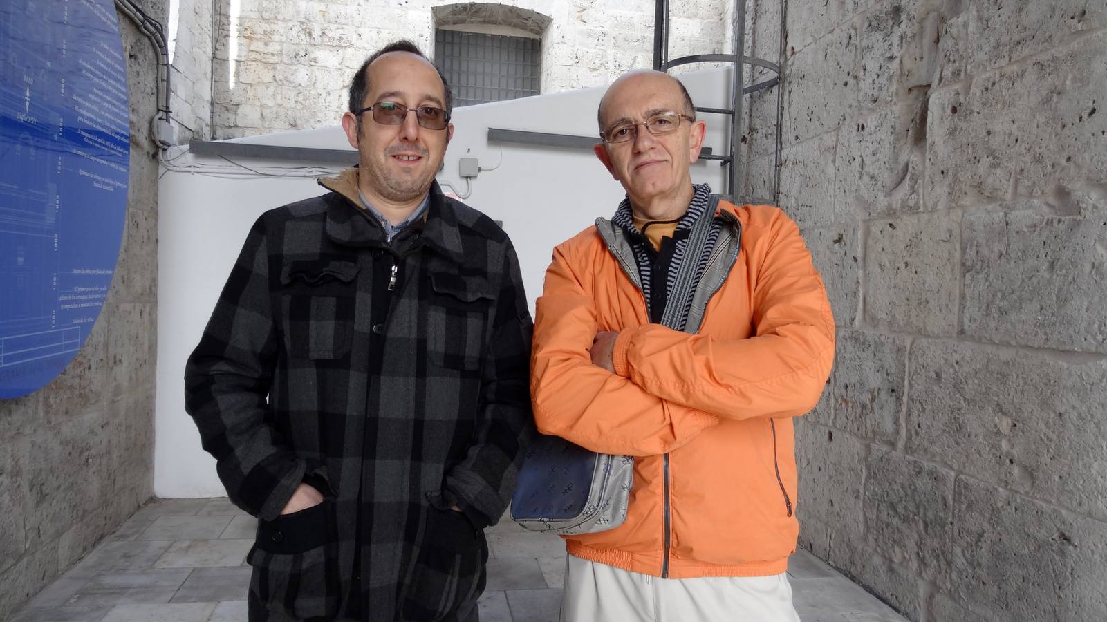 Primeros visitantes al ascensor y mirador de la Catedral de Valladolid