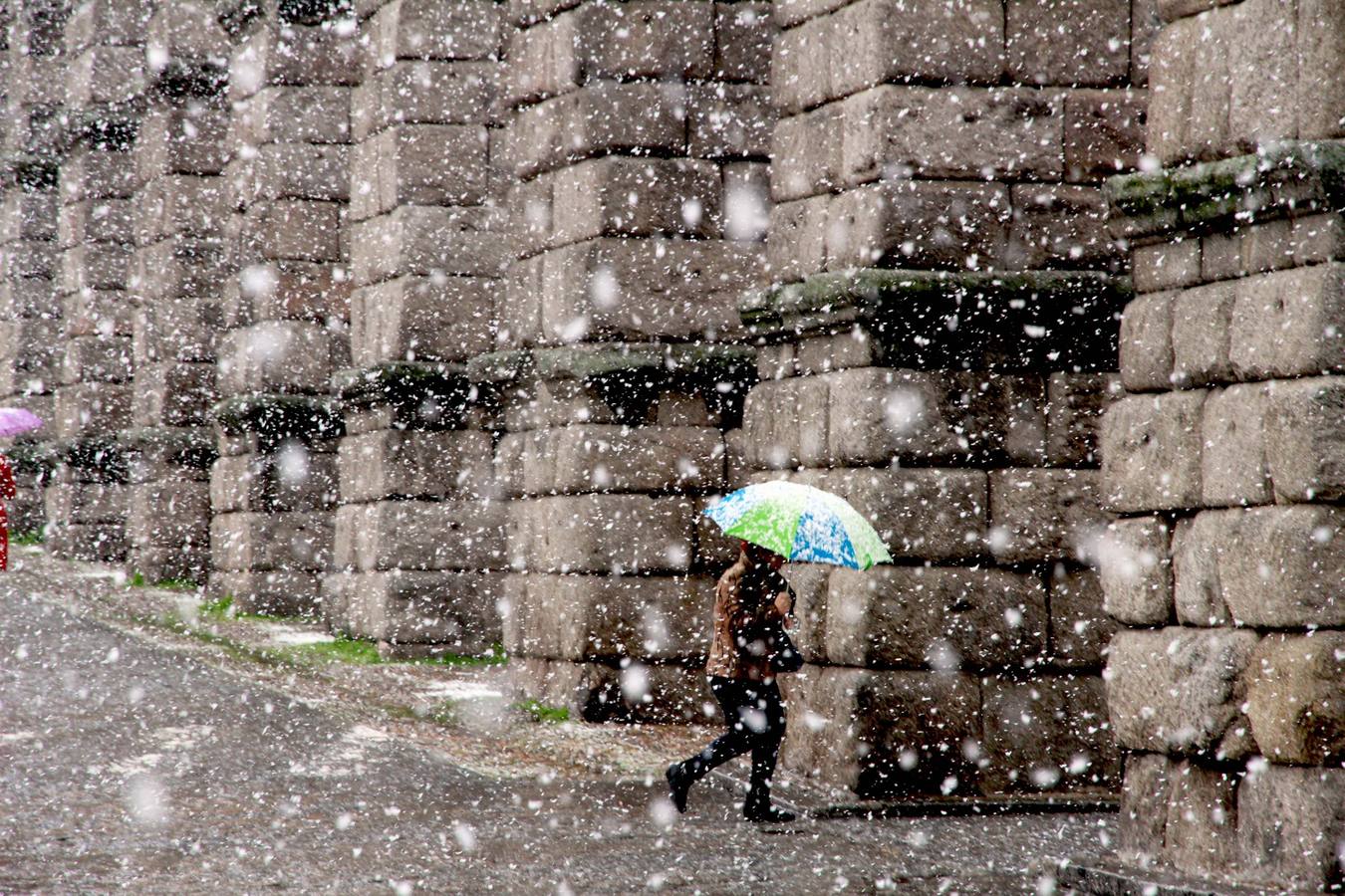 Nieve en Segovia