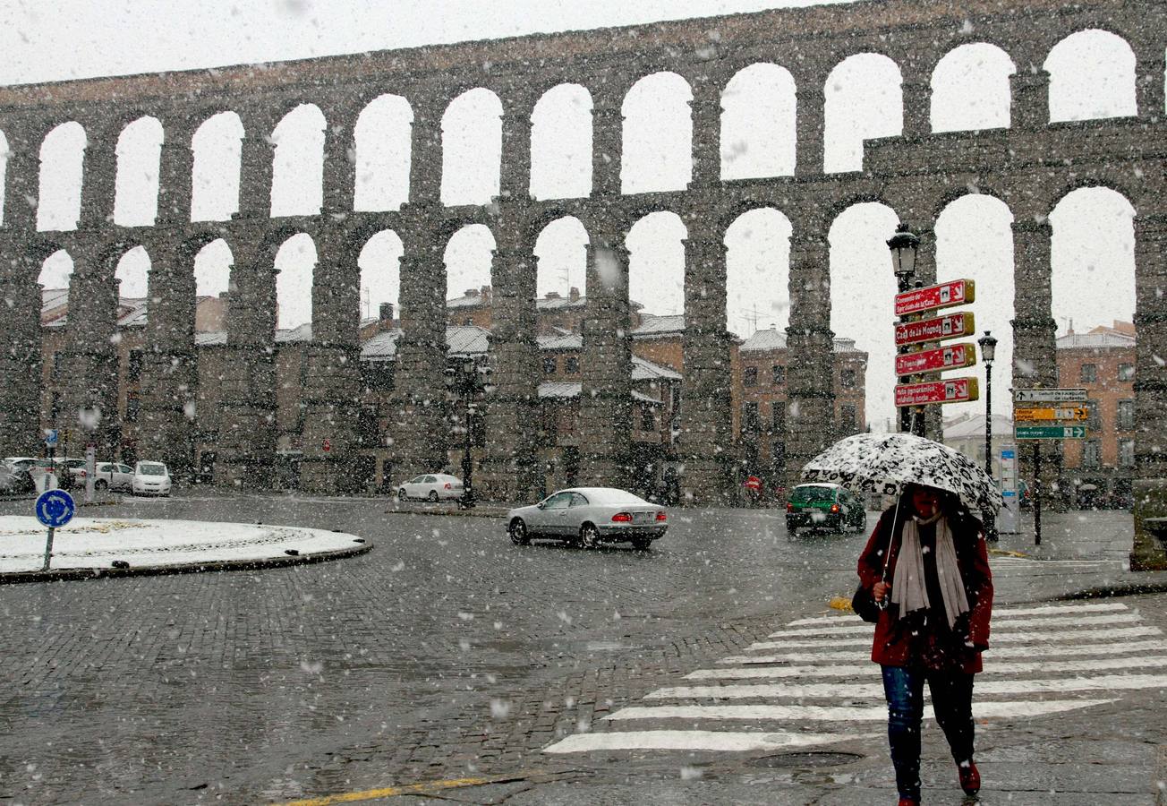 Nieve en Segovia