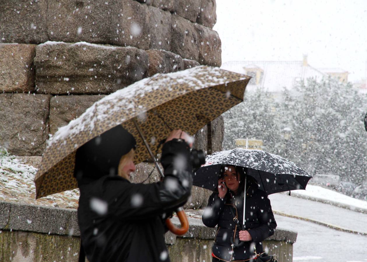 Nieve en Segovia