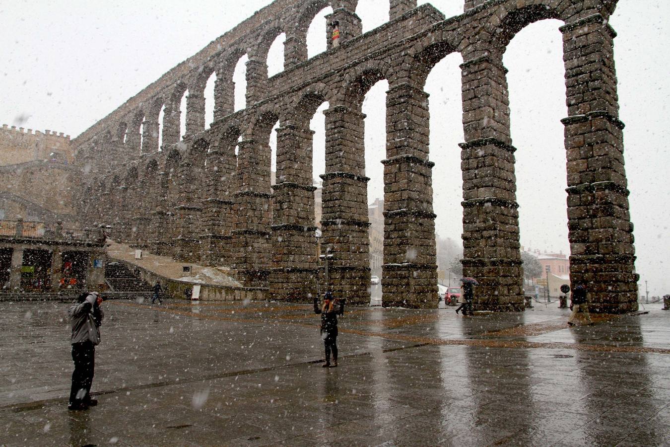 Nieve en Segovia