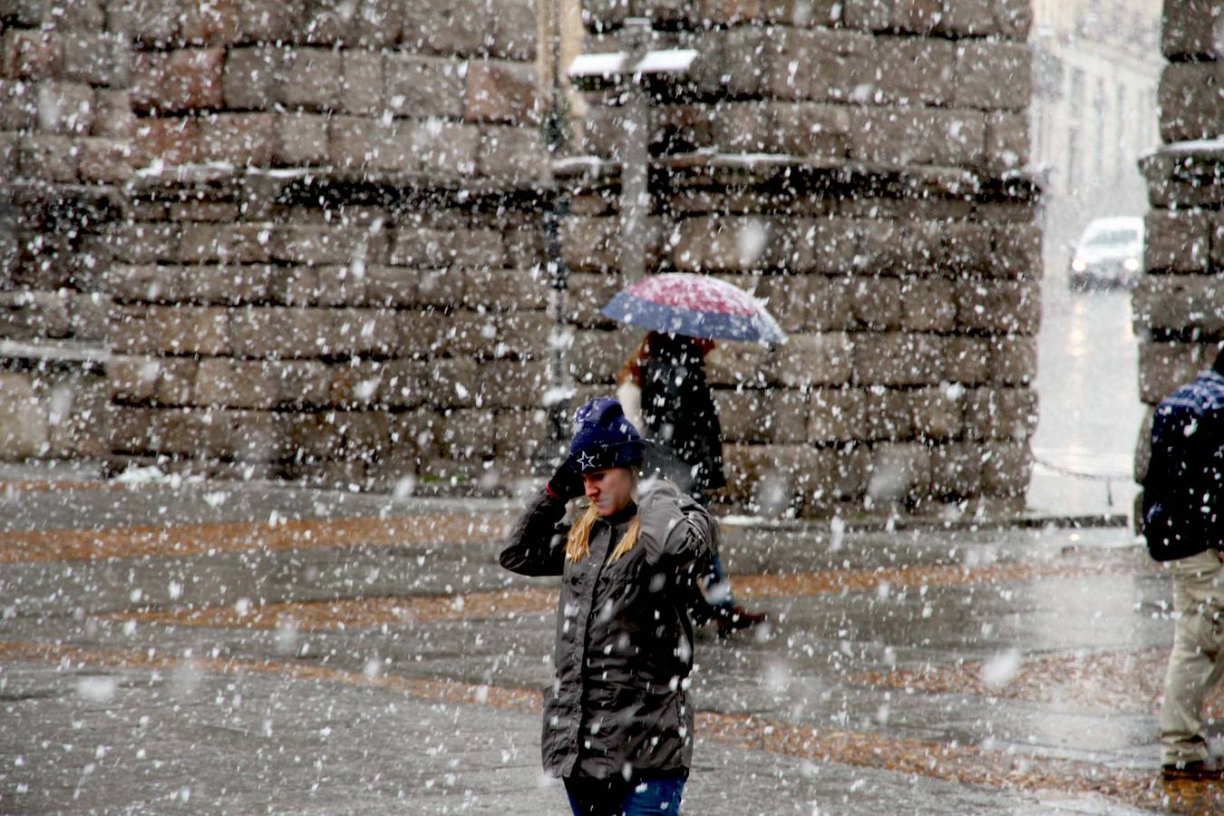 Nieve en Segovia