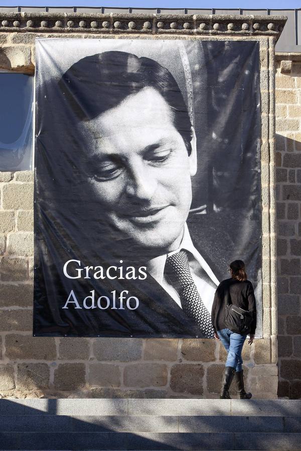 23.03.14 Cartel en el Museo de Adolfo Suárez y la Transición de Cebreros (Ávila), localidad natal de Adolfo Suárez.