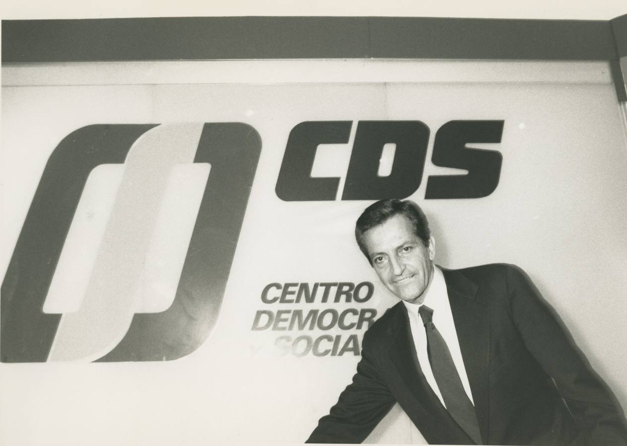 Adolfo Suárez, en el cartel de las elecciones generales de 1989.