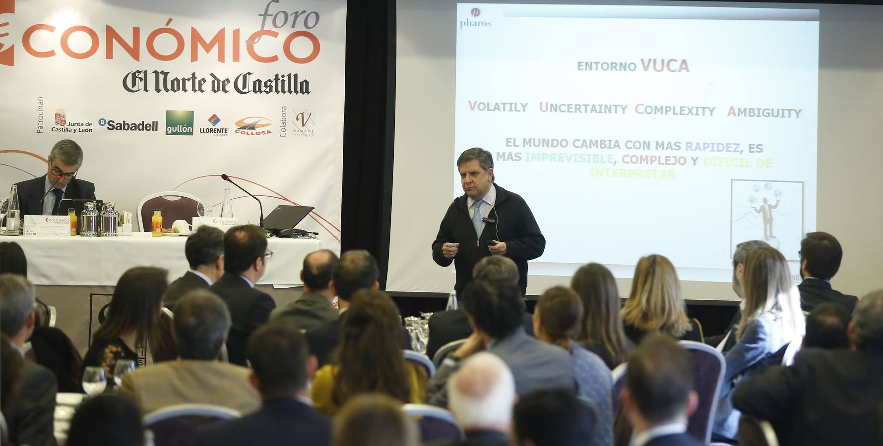 El ingeniero Marcos Urarte en el Foro Económico de El Norte de Castilla