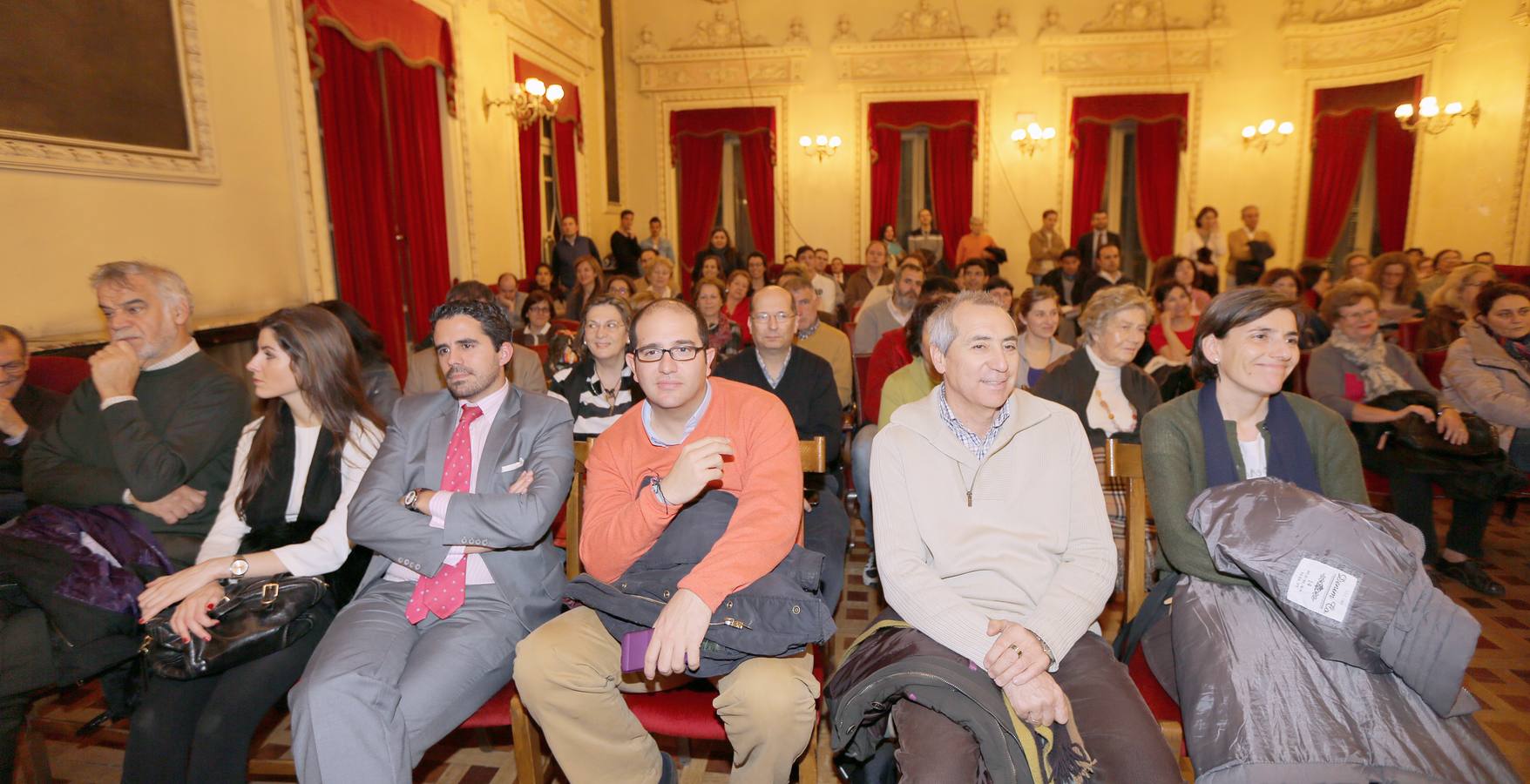 Anxo Pérez en el Aula de Cultura de El Norte de Castilla