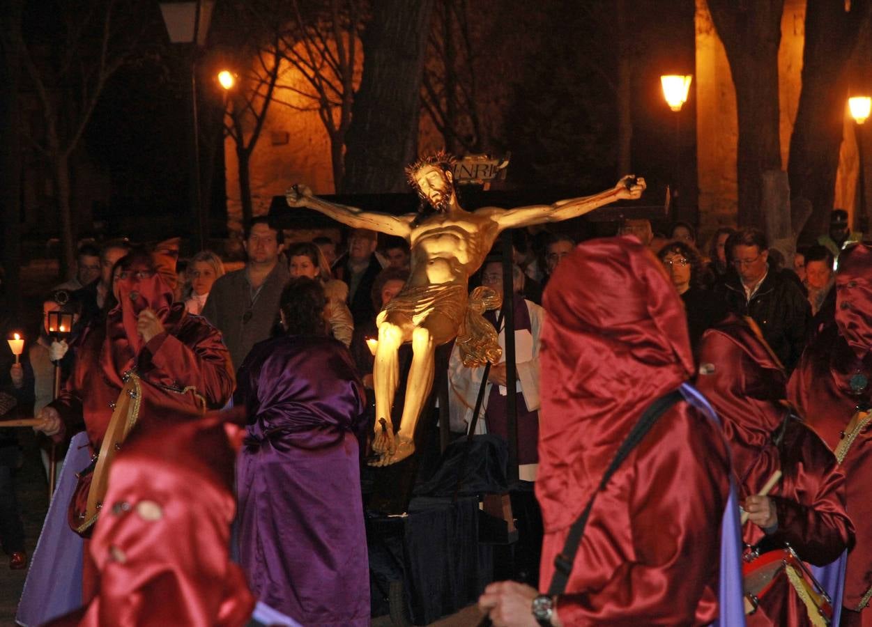 Procesión de las Tres Caídas en el barrio de San Marcos de Segovia