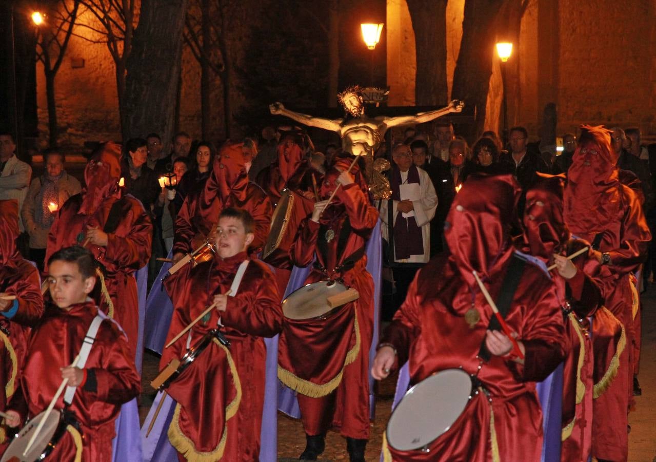 Procesión de las Tres Caídas en el barrio de San Marcos de Segovia