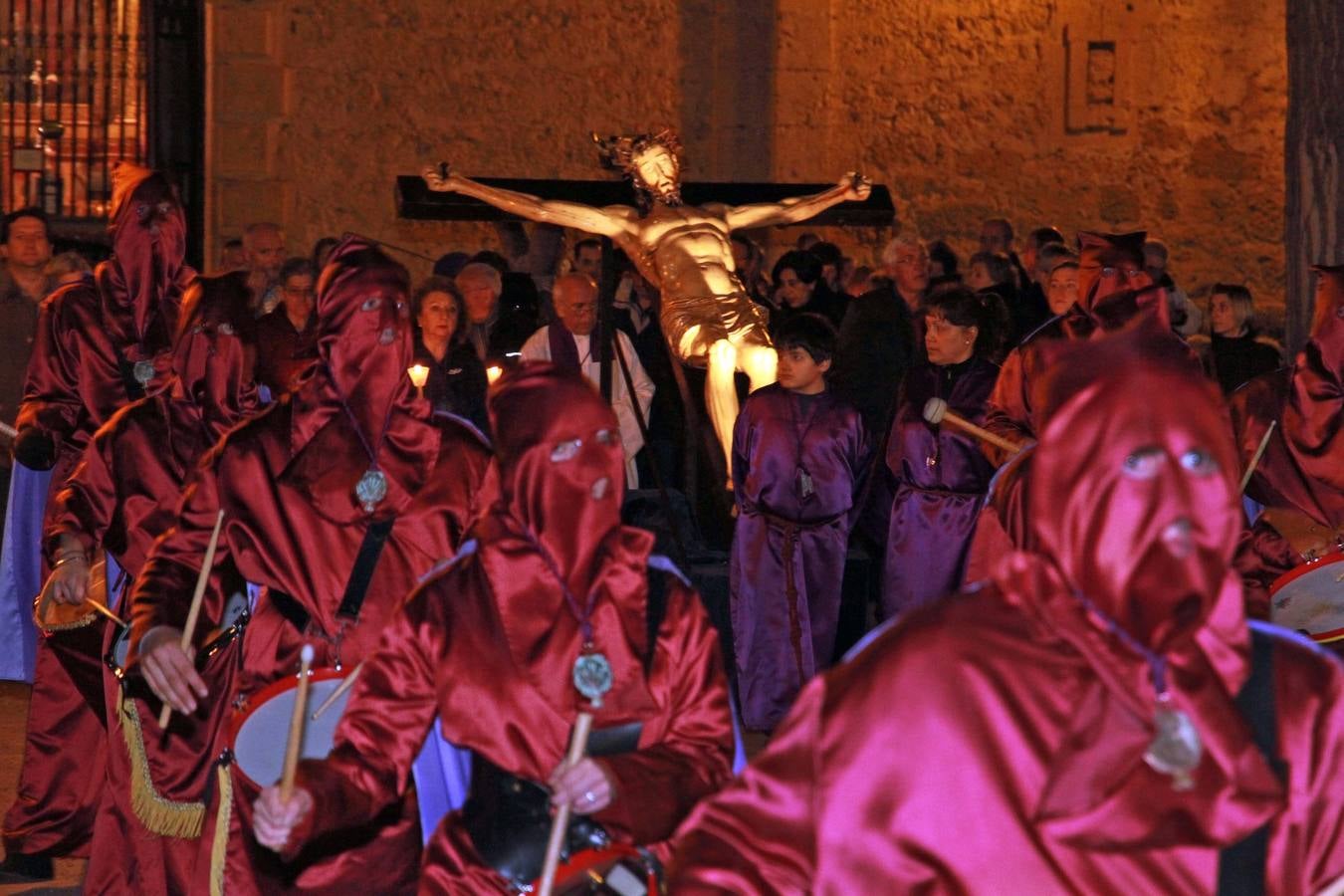 Procesión de las Tres Caídas en el barrio de San Marcos de Segovia