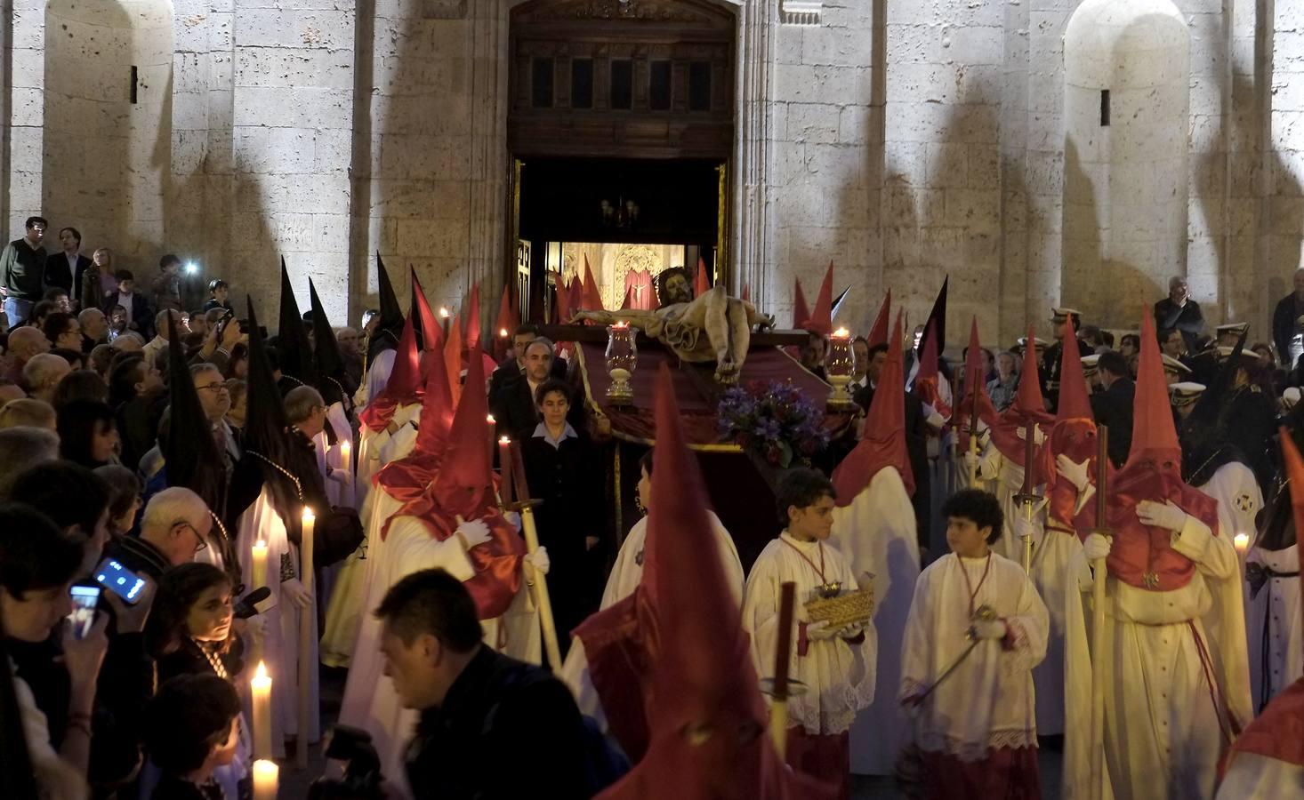 Peregrinación del Santísimo Cristo del Amor y la meditación de las Siete Palabras en Medina del Campo. Valladolid