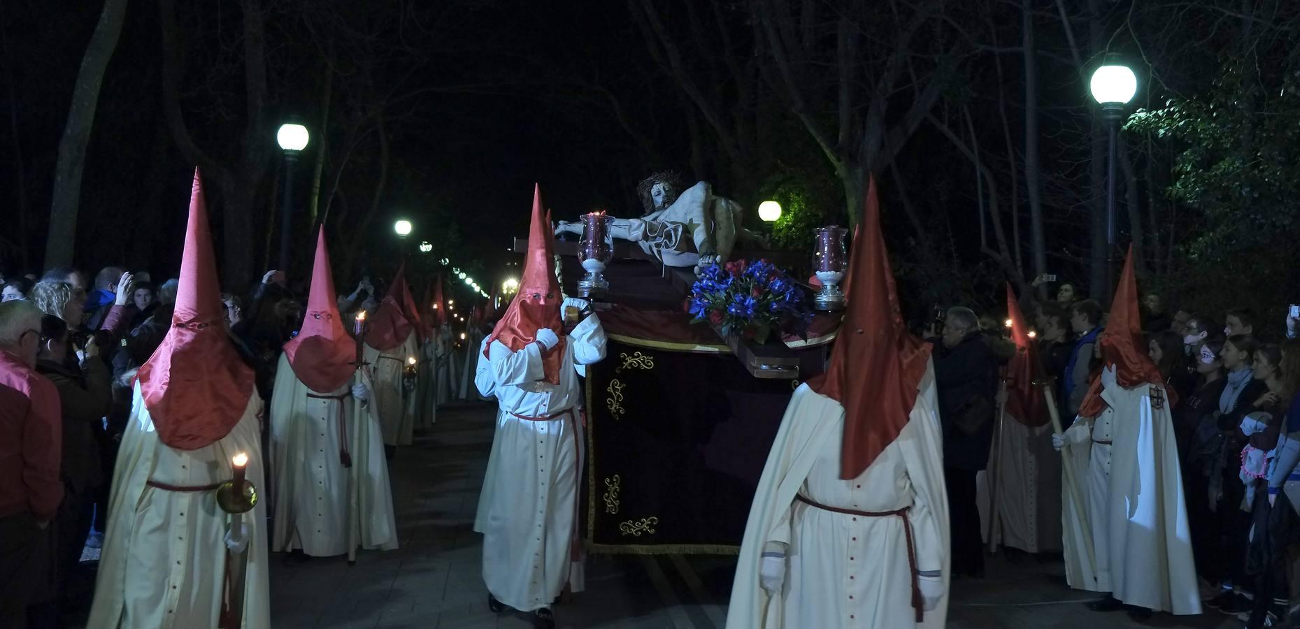 Peregrinación del Santísimo Cristo del Amor y la meditación de las Siete Palabras en Medina del Campo. Valladolid