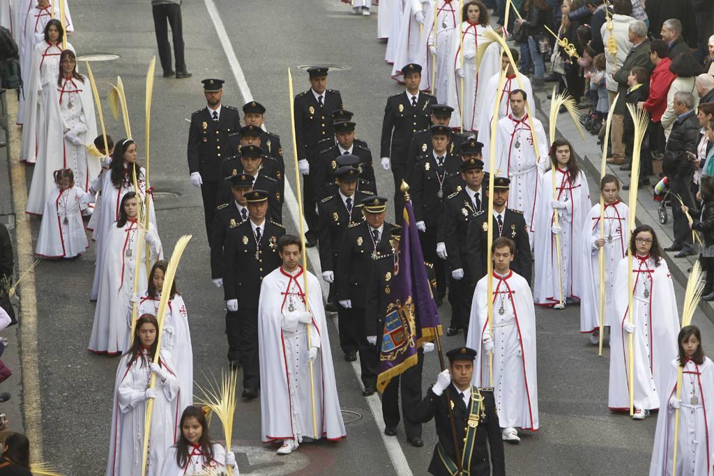 Procesión del Domingo de Ramos en Palencia