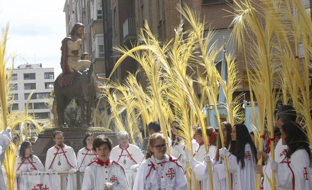 Procesión del Domingo de Ramos en Palencia