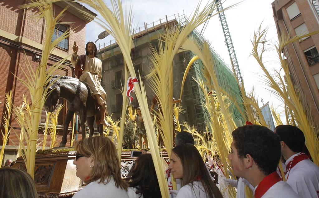 Procesión del Domingo de Ramos en Palencia