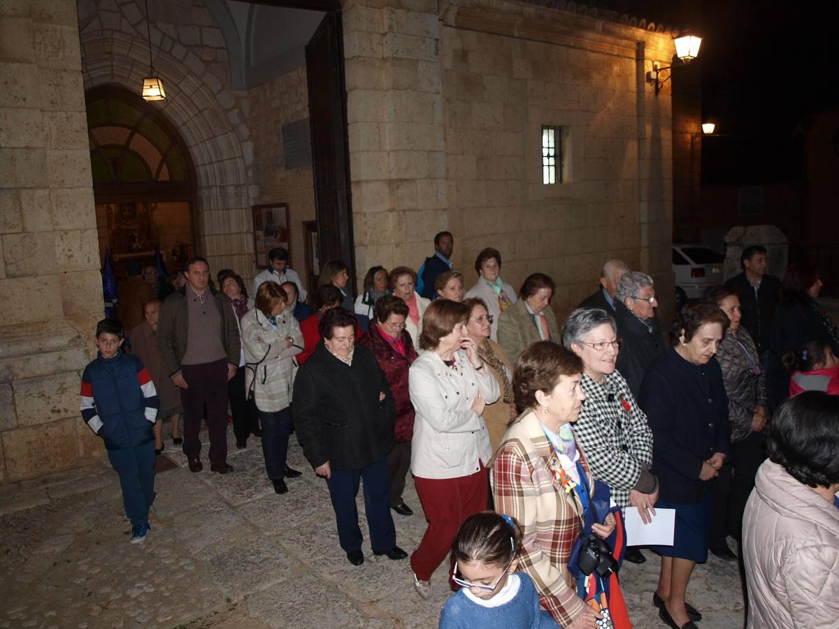 Procesión del Santo Rosario en Torrelobatón (Valladolid)