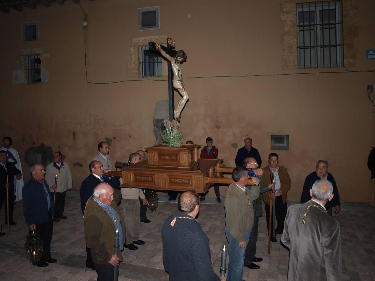 Procesión del Santo Rosario en Torrelobatón (Valladolid)