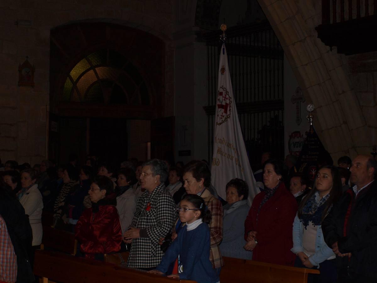 Procesión del Santo Rosario en Torrelobatón (Valladolid)