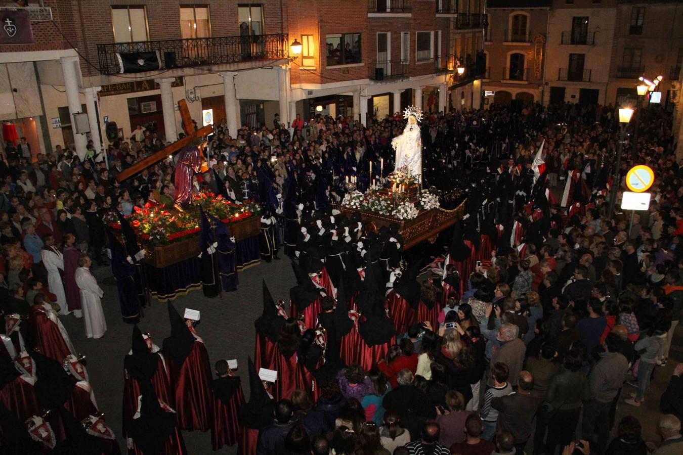 Procesión del Encuentro en Peñafiel (Valladolid)