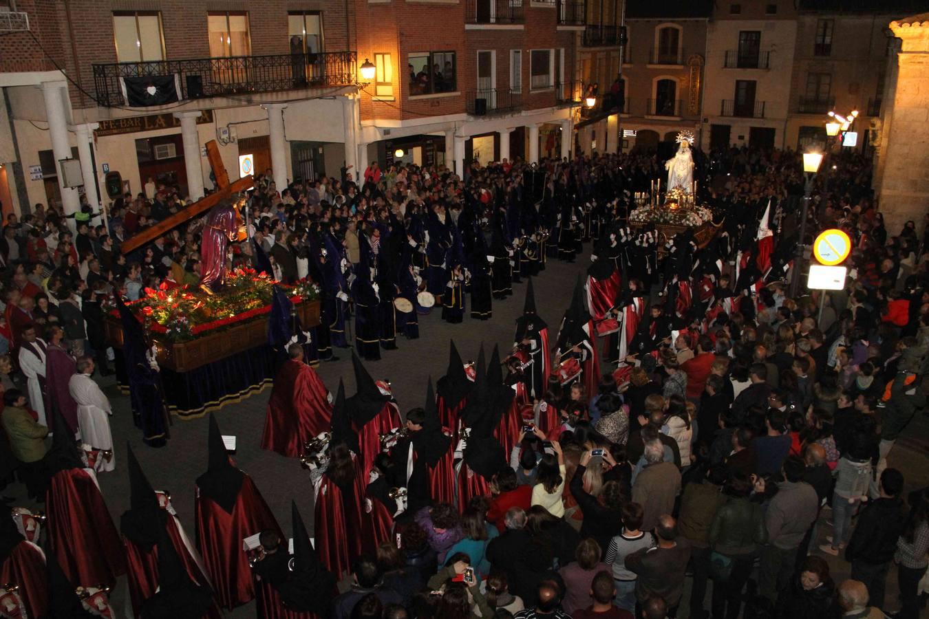 Procesión del Encuentro en Peñafiel (Valladolid)